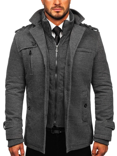 Herr Vinterjacka Grå Bolf 88802