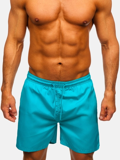 Herr Badbyxor Blå Bolf QD32