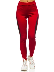 Dam Leggings Röd Bolf Z001