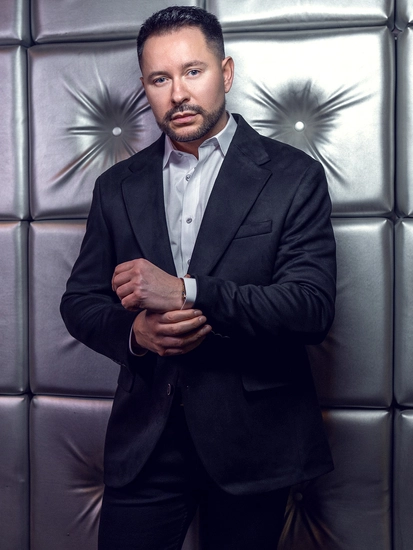 Herr Kavaj i sammet Svart Bolf 24410