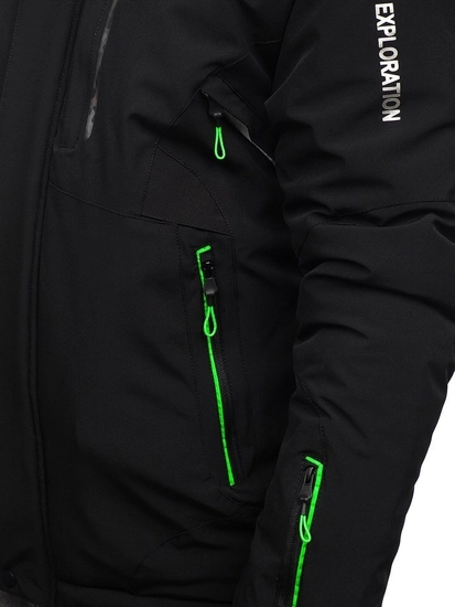 Herr Vinter Skidjacka Svart-Grön Bolf 1910