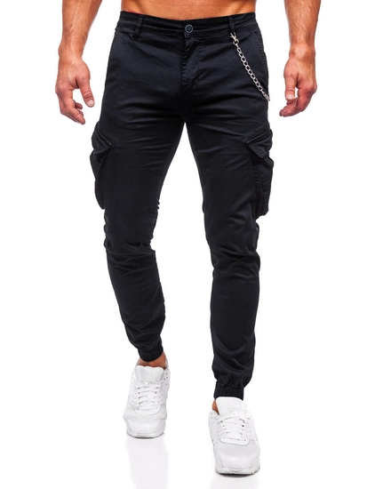 Herr Cargo-joggers Svart Bolf SK850