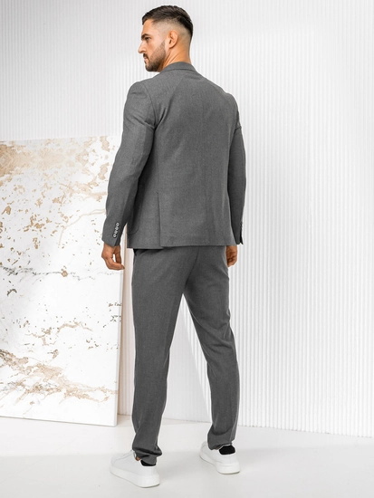 Herr Casual Kostym Grå Bolf 09