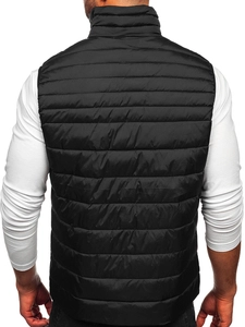 Herr Quiltad Väst Svart Bolf 31M5065