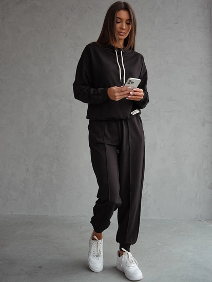 Dam 2-delad Träningsoverall Svart Bolf 82162