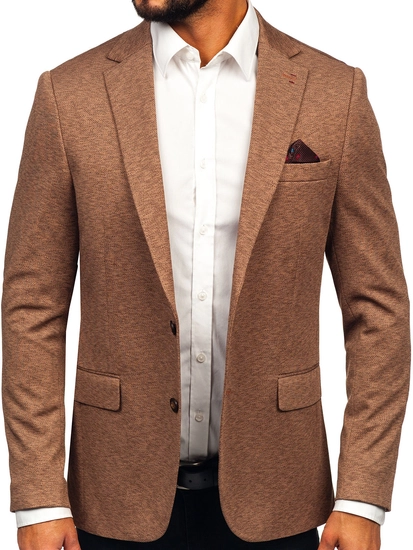Herr Casual Kavaj Brun Bolf 24401