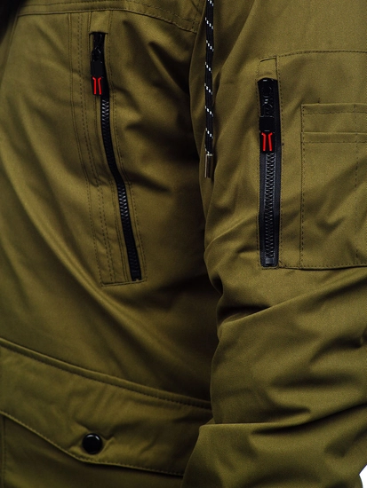 Herr Vinterparkas Khaki Bolf 5M3123