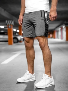 Herr Shorts Grafitgrå Bolf 68006A