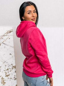 Dam Sweatshirt med känguruficka Fuchsia Bolf W02A1
