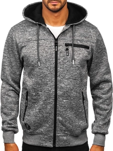 Herr Varm Huvtröja Grå Bolf TC1313