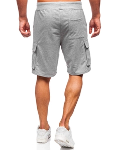 Herr Cargo-shorts Grå Bolf 8K1505