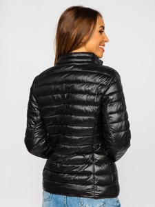 Dam Quiltad Lättviktsjacka Svart Bolf 5M706