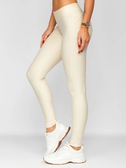 Dam Push Up Leggings Ecru Bolf J50718