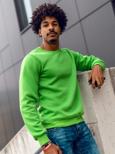 Herr Sweatshirt Ljusgrön Bolf 2001A