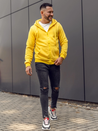 Herr Huvtröja Gul Bolf 2008A