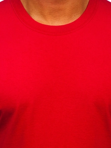 Herr Bomulls Basic T-shirt Röd Bolf B459