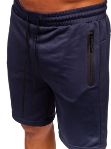 Herr Shorts Marinblå Bolf 17K532