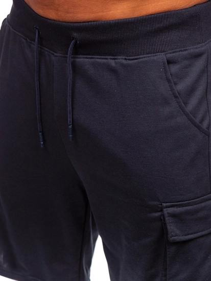 Herr Cargo-shorts Marinblå Bolf 8K1505