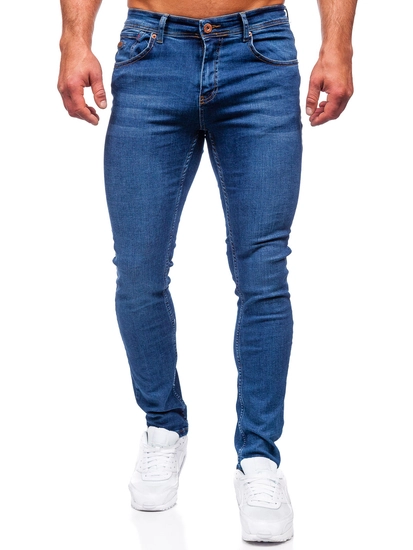 Herr Jeans Regular Fit Marinblå Bolf 6767R
