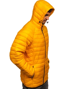 Herr Quiltad lättviktsjacka Gul Bolf 13021