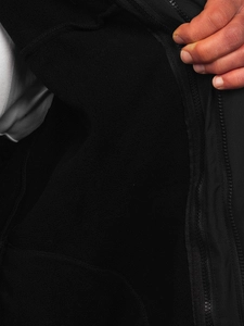 Herr 2-i-1 lättviktsjacka Svart Bolf 5M3262