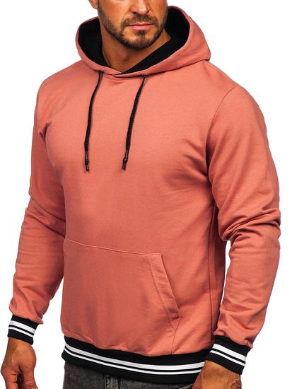 Herr Huvtröja Laxfärgad Bolf 145369