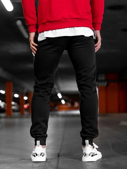 Herr Sweatpants Svart Bolf XW01-B