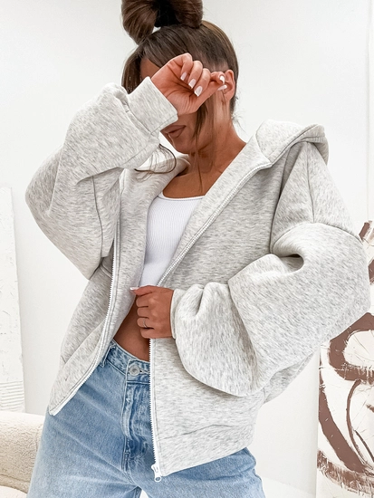 Dam Varm Fjärilshuvtröja Melerad Bolf 821112