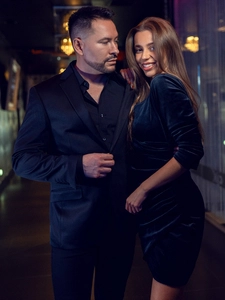 Herr Casual Kavaj Svart Bolf 026A