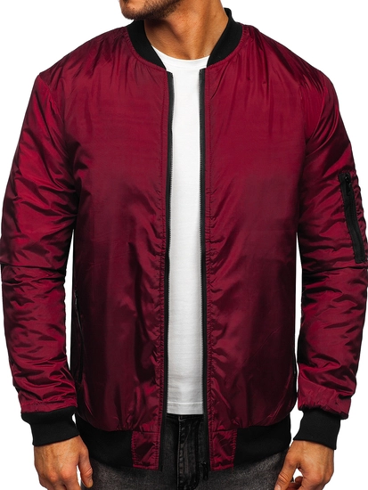 Herr Lättviktsjacka Bomber Vinröd Bolf AK95