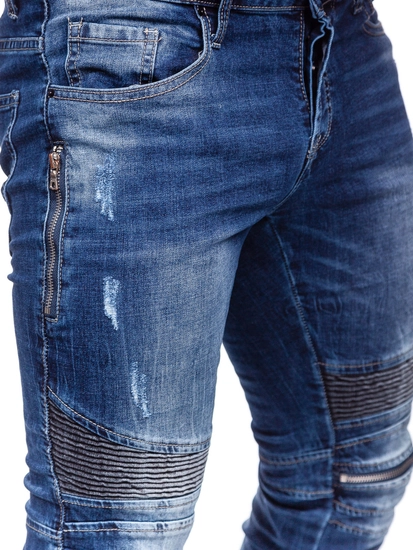 Herr Jeans Slim Fit Marinblå Bolf MP007BS