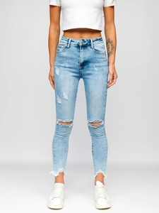 Dam Push Up Jeans Blå Bolf L82-5