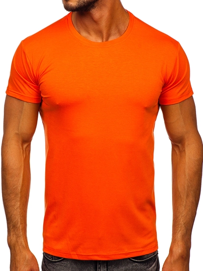 Herr Basic T-shirt Orange Bolf 2005-32