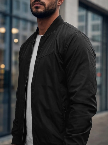 Herr Lättviktsjacka Svart-Röd Bolf W3909