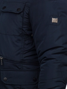 Herr Elegant Lättviktsjacka Marinblå Bolf 1668