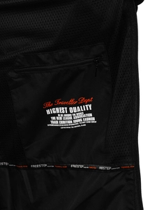 Herr Lättviktsjacka i softshell Svart-Orange Bolf WX088A