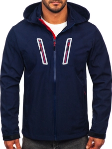 Herr Lättvikts Softshelljacka Marinblå Bolf HSS036
