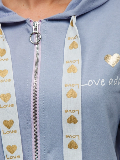 Dam Träningsoverall Lila Bolf D1001