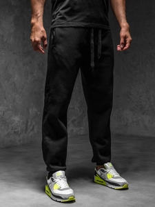 Herr Tjock Joggingbyxor Svart Bolf MS002A1