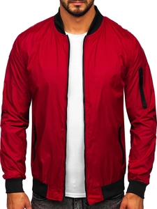 Herr Lättviktsjacka Bomber Vinröd Bolf 5M708