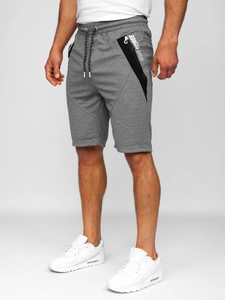 Herr Mjukisshorts Grå-Vin Bolf Q3878