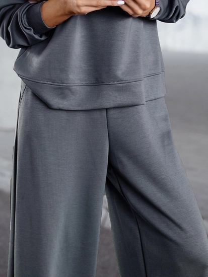 Dam 2-delad Träningsoverall och smör Grafitgrå Bolf 821111