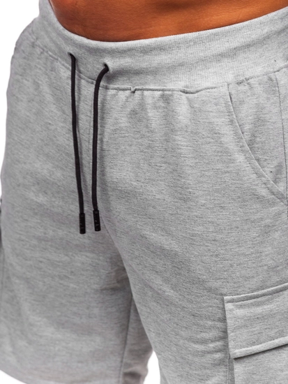 Herr Cargo-shorts Grå Bolf 8K1505