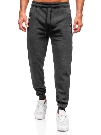 Herr Jogger-sweatpants Grafitgrå Bolf JX6270