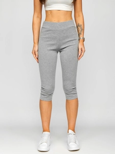Dam Korta Leggings Grå Bolf YW01045