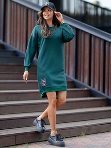 Dam sportig klänning smör Bottle Grön Bolf 524