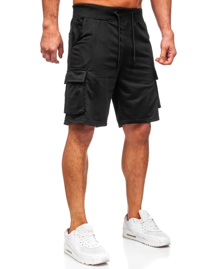 Herr Cargo-shorts Svart Bolf 8K1505