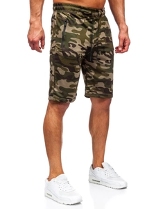 Herr Camo-shorts Grön Bolf JX865