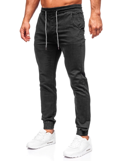 Herr Bomulls Joggers Svart Bolf KA6792