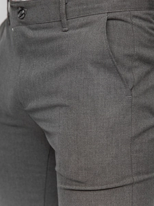 Herr Bomulls Chinos Grafitgrå Bolf 0042